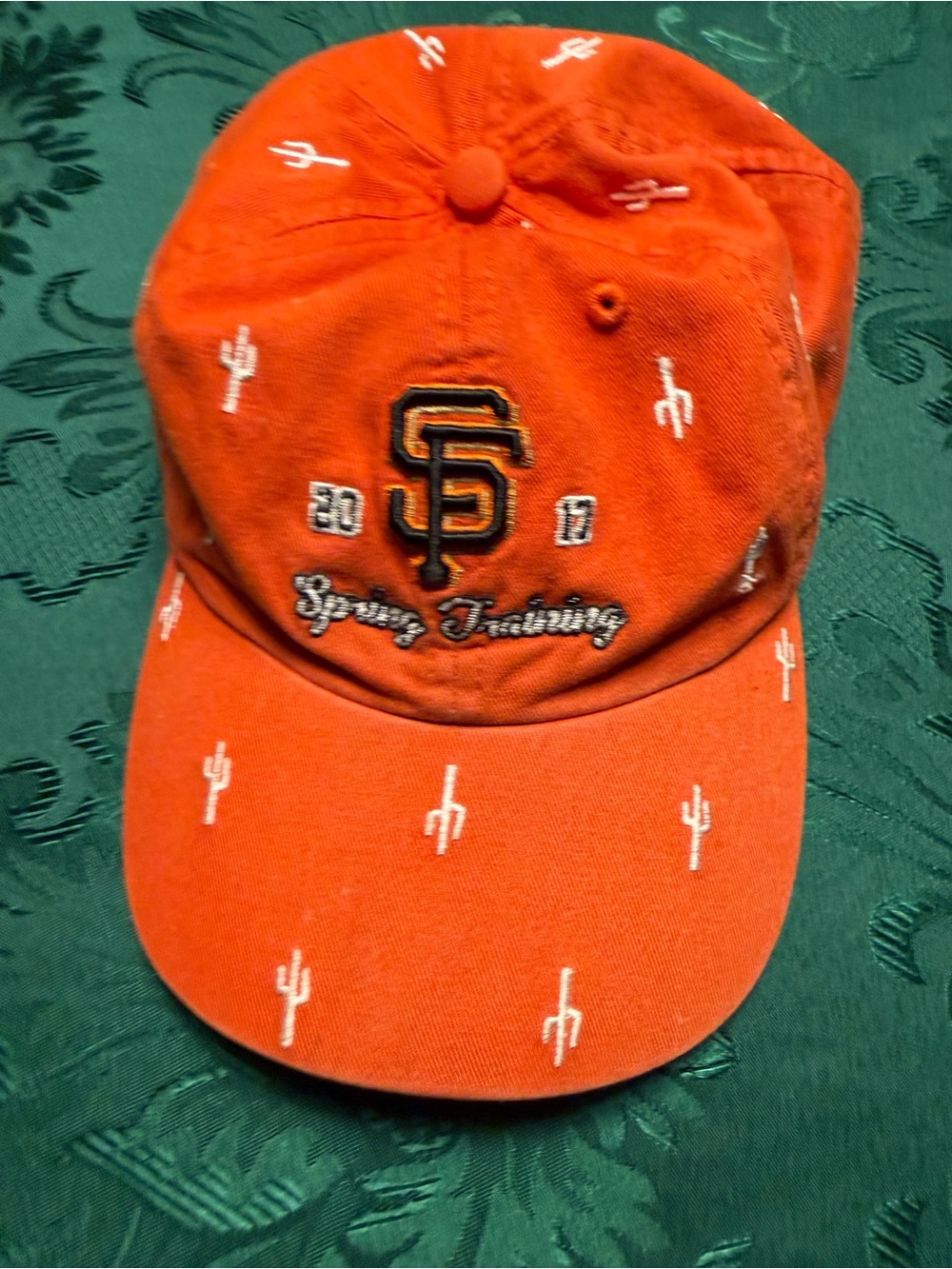 47 Brand Orange San Francisco Giants Cactus Embroidered Cap